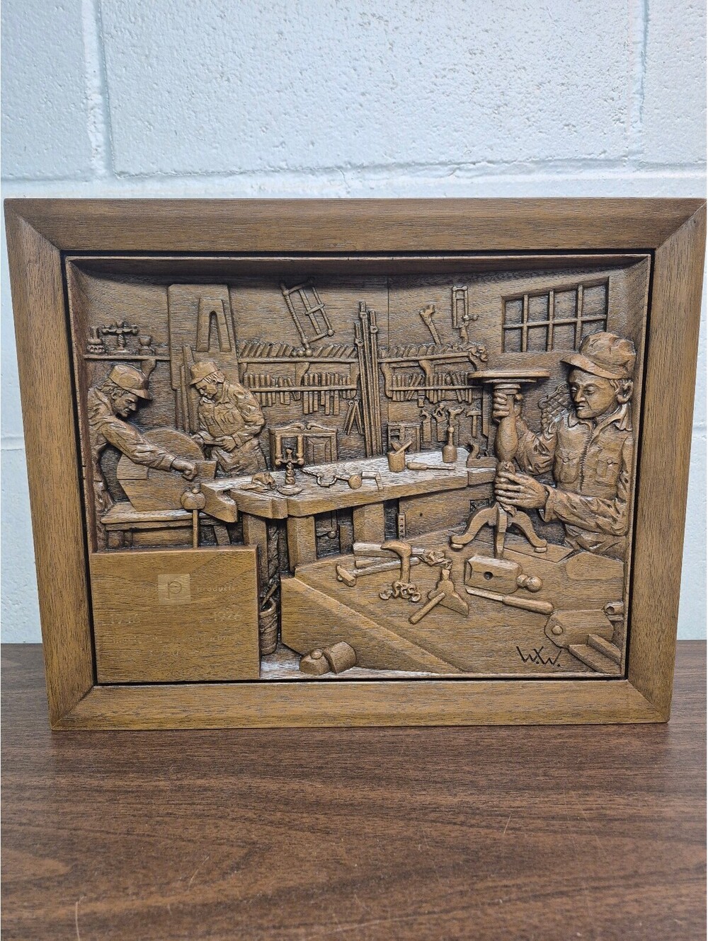 Emanuel Products Limited Wood Carved Wall Plaque - 30 Years Anniversary